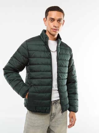 Anorak ligero acolchado liso