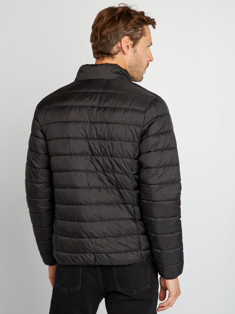 Anorak ligero acolchado negro - Kiabi