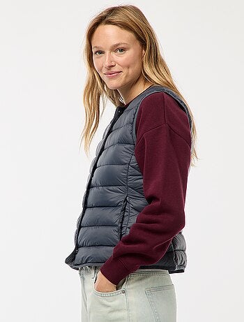 Anorak ligero acolchado sin mangas