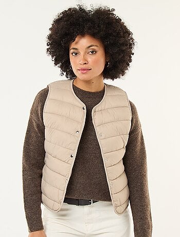 Anorak ligero acolchado sin mangas