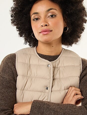 Anorak ligero acolchado sin mangas