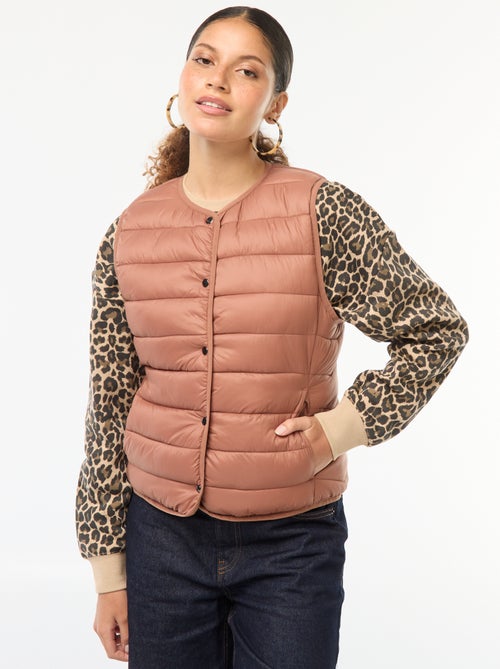 Anorak ligero acolchado sin mangas - Kiabi