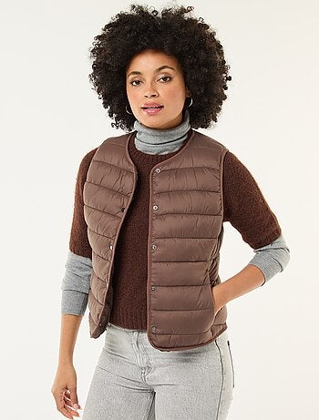 Anorak ligero acolchado sin mangas