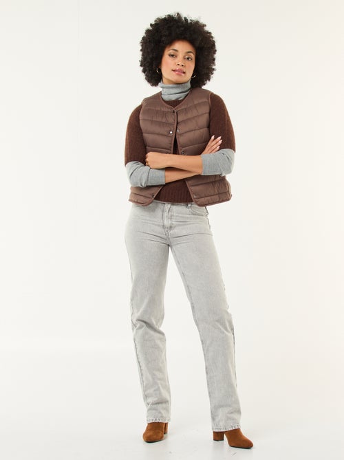 Anorak ligero acolchado sin mangas - Kiabi