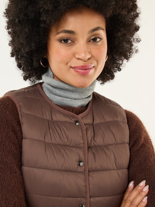 Anorak ligero acolchado sin mangas - Kiabi