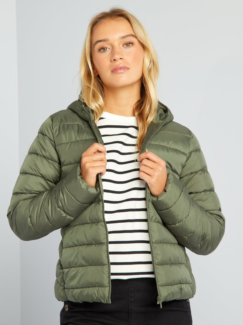 Anorak ligero acolchado VERDE - Kiabi
