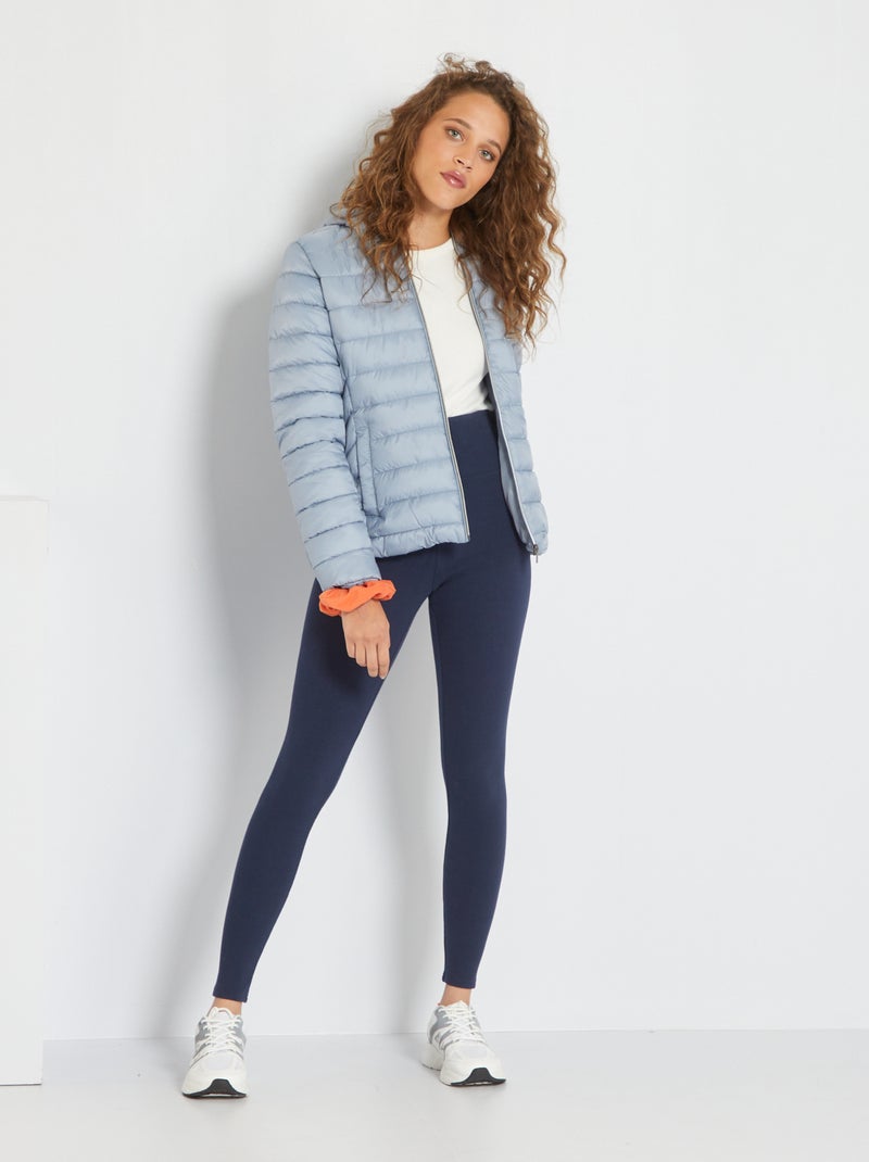 Anorak ligero con capucha AZUL - Kiabi