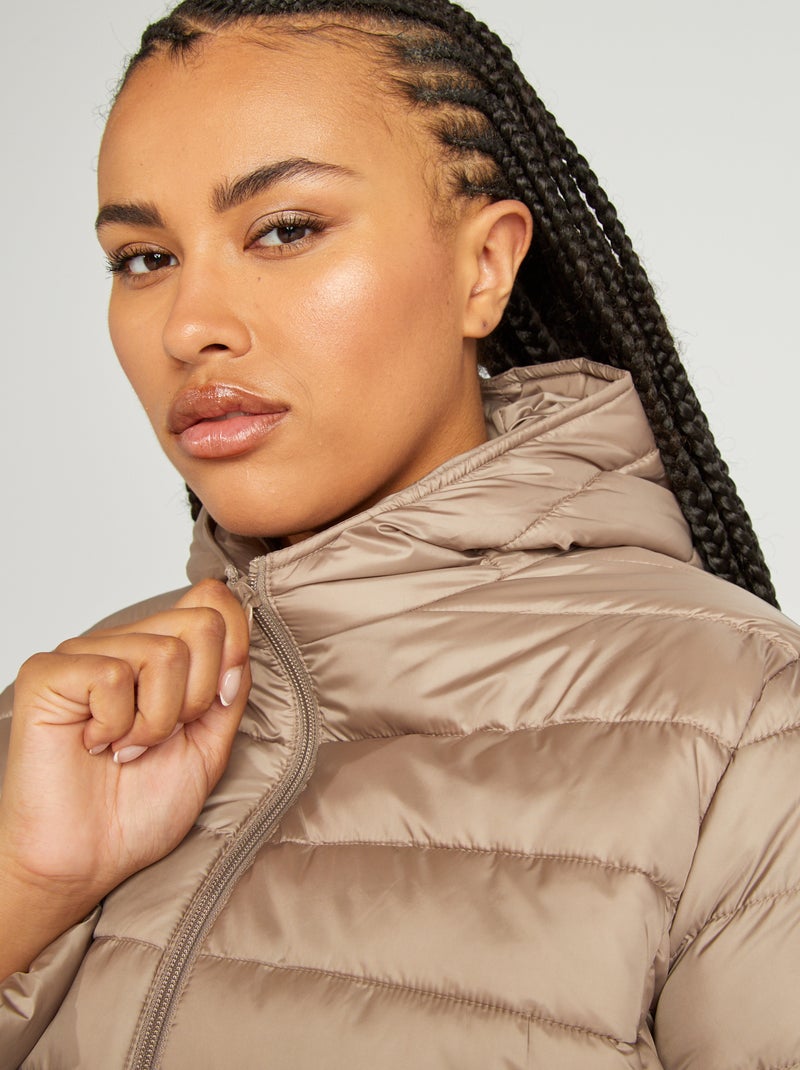 Anorak ligero con capucha BEIGE - Kiabi