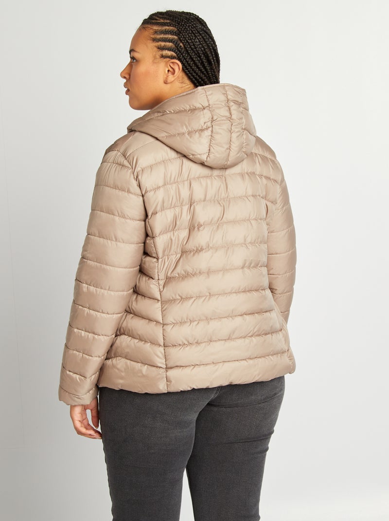Anorak ligero con capucha BEIGE - Kiabi