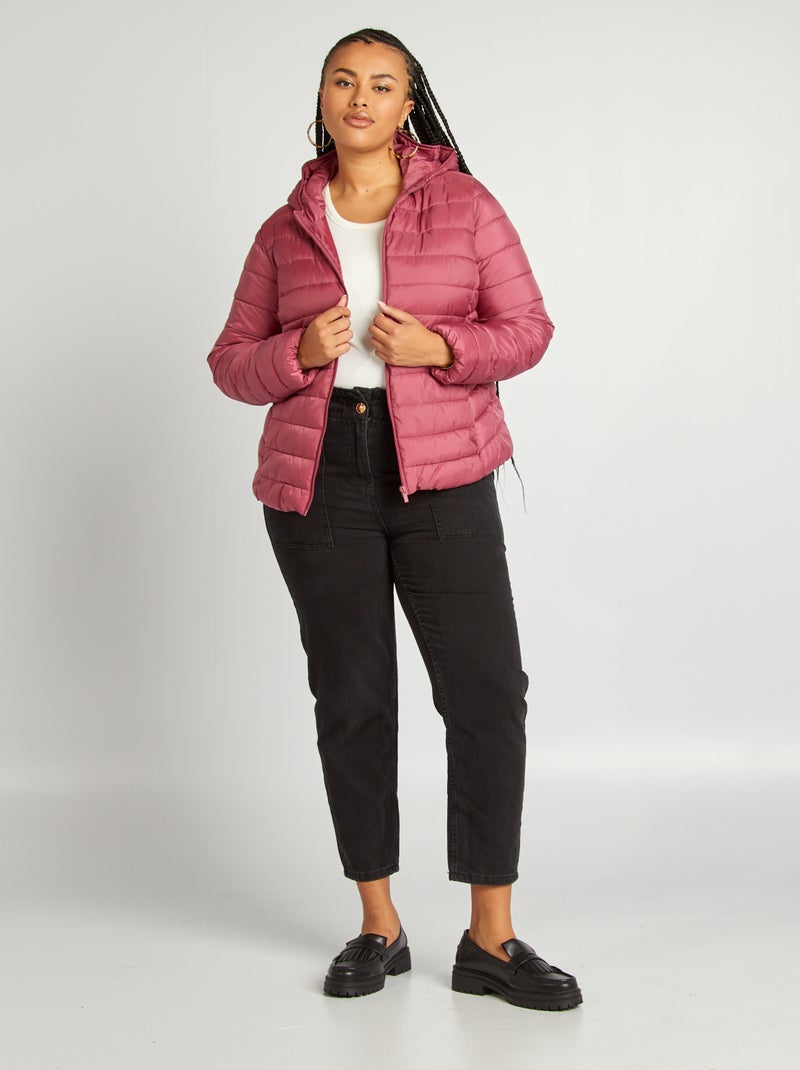 Anorak ligero con capucha ROSA - Kiabi