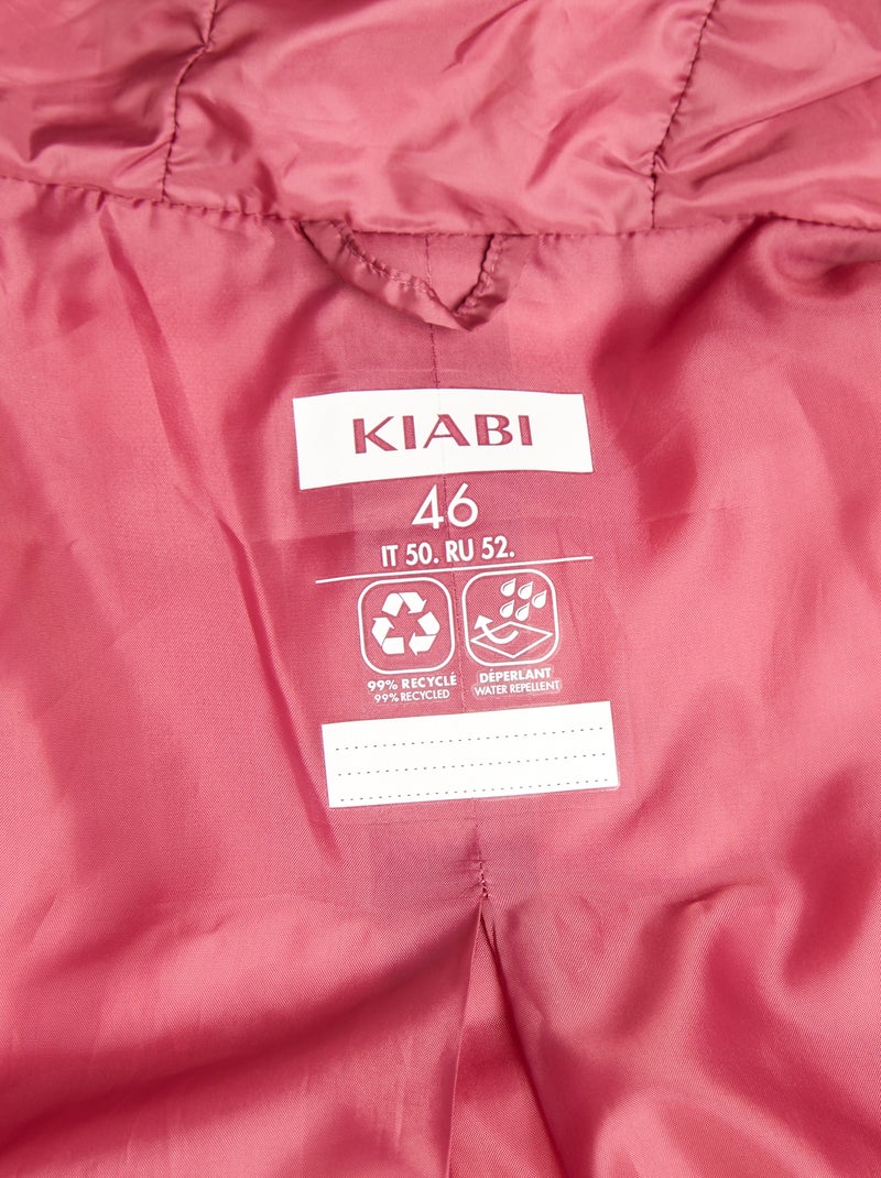 Anorak ligero con capucha ROSA - Kiabi