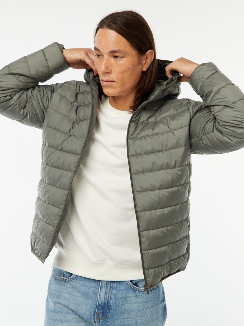 Anorak ligero con capucha Verde - Kiabi