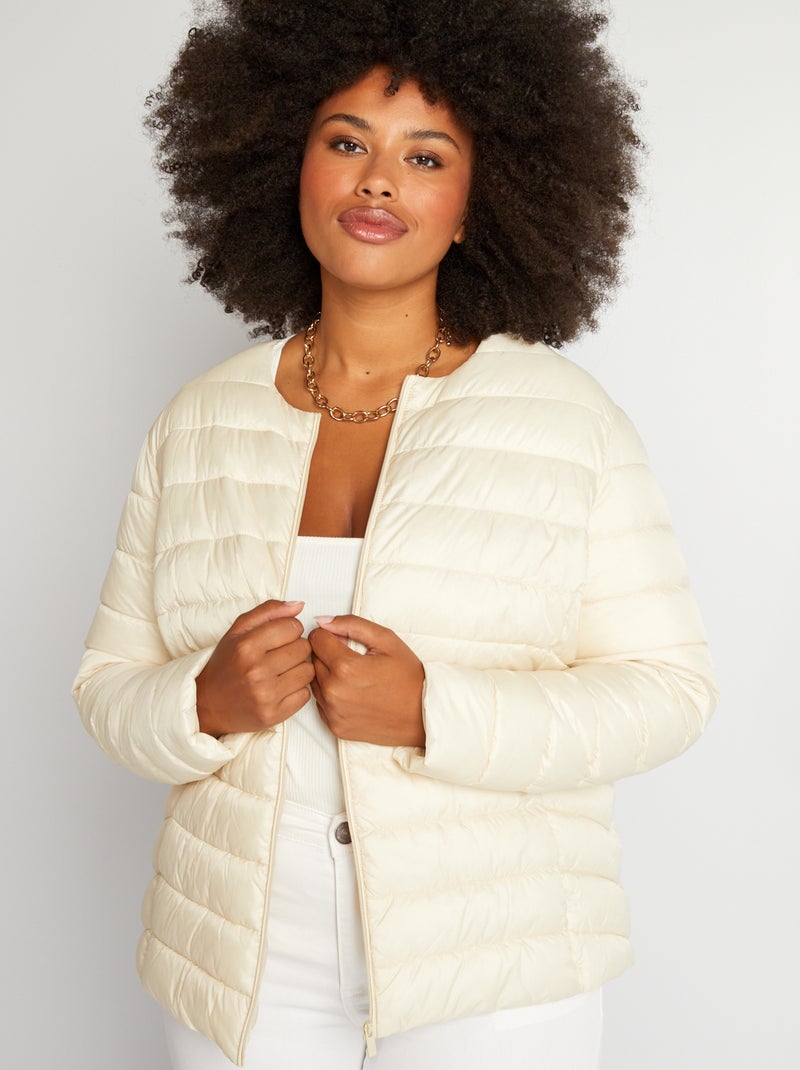 Anorak ligero impermeable beige - Kiabi