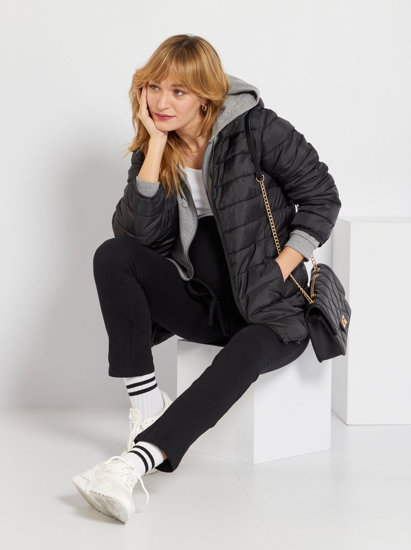 Anorak ligero premamá Negro - Kiabi