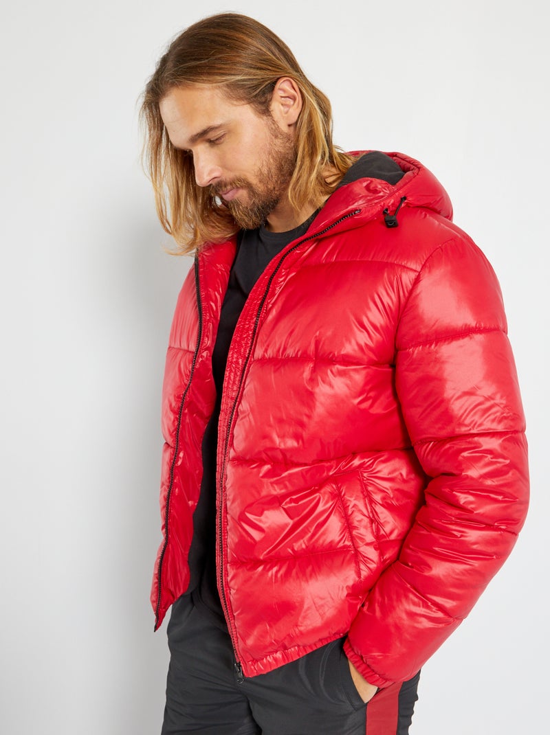 Anorak liso acolchado ROJO - Kiabi