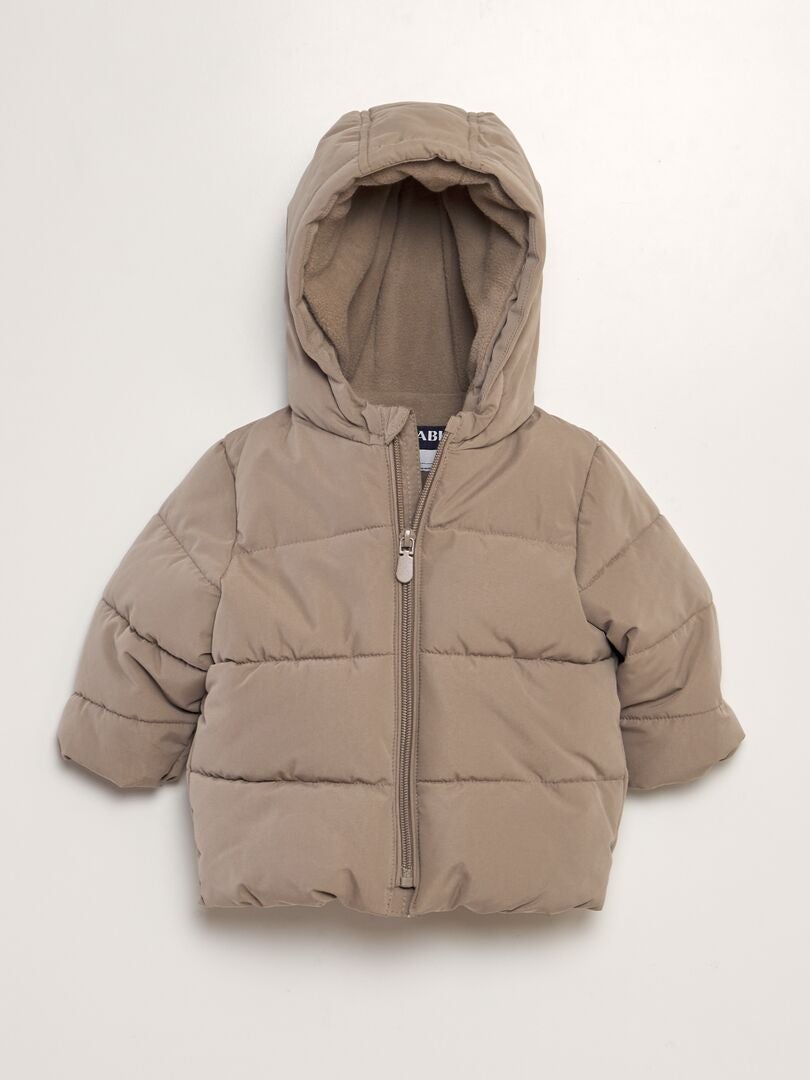 Anorak liso BEIGE - Kiabi