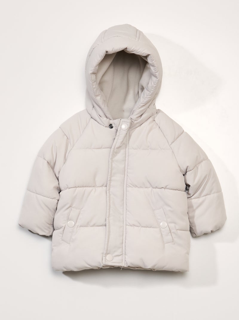 Anorak liso GRIS - Kiabi