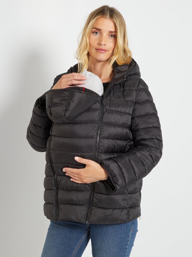 Anorak premamá 2 en 1 Negro - Kiabi