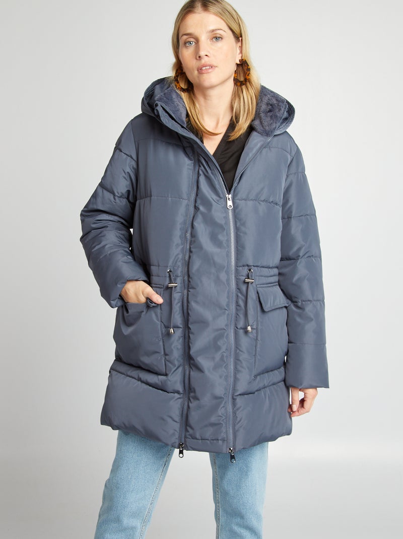 Anorak premamá acolchado AZUL - Kiabi