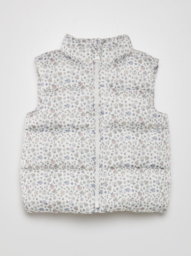 Anorak sin mangas BLANCO - Kiabi