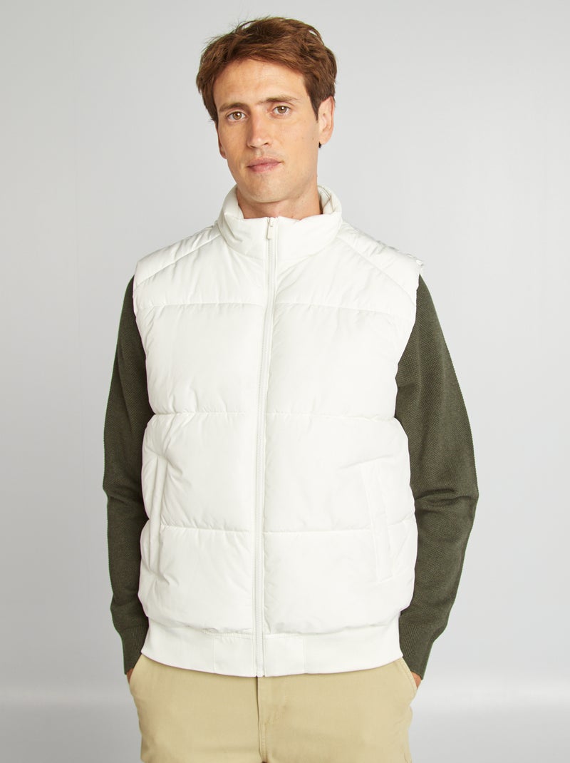Anorak sin mangas BLANCO - Kiabi