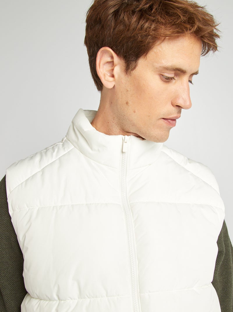 Anorak sin mangas BLANCO - Kiabi