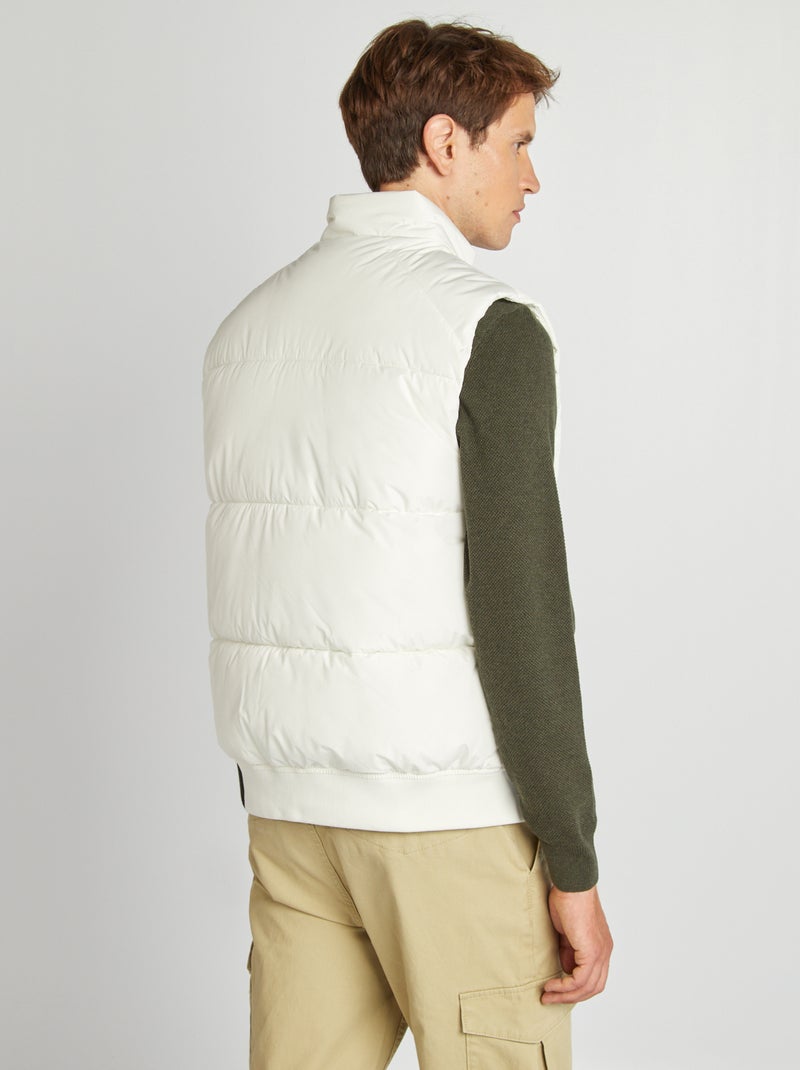 Anorak sin mangas BLANCO - Kiabi