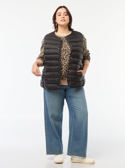 Anorak sin mangas con automáticos - Kiabi