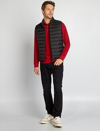 Anorak sin mangas con cuello alto