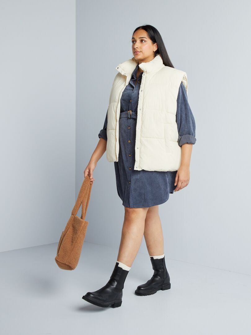 Anorak sin mangas con forro CRUDO ESP - Kiabi