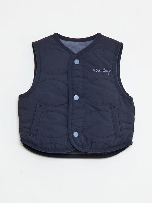 Anorak sin mangas con forro polar - Kiabi