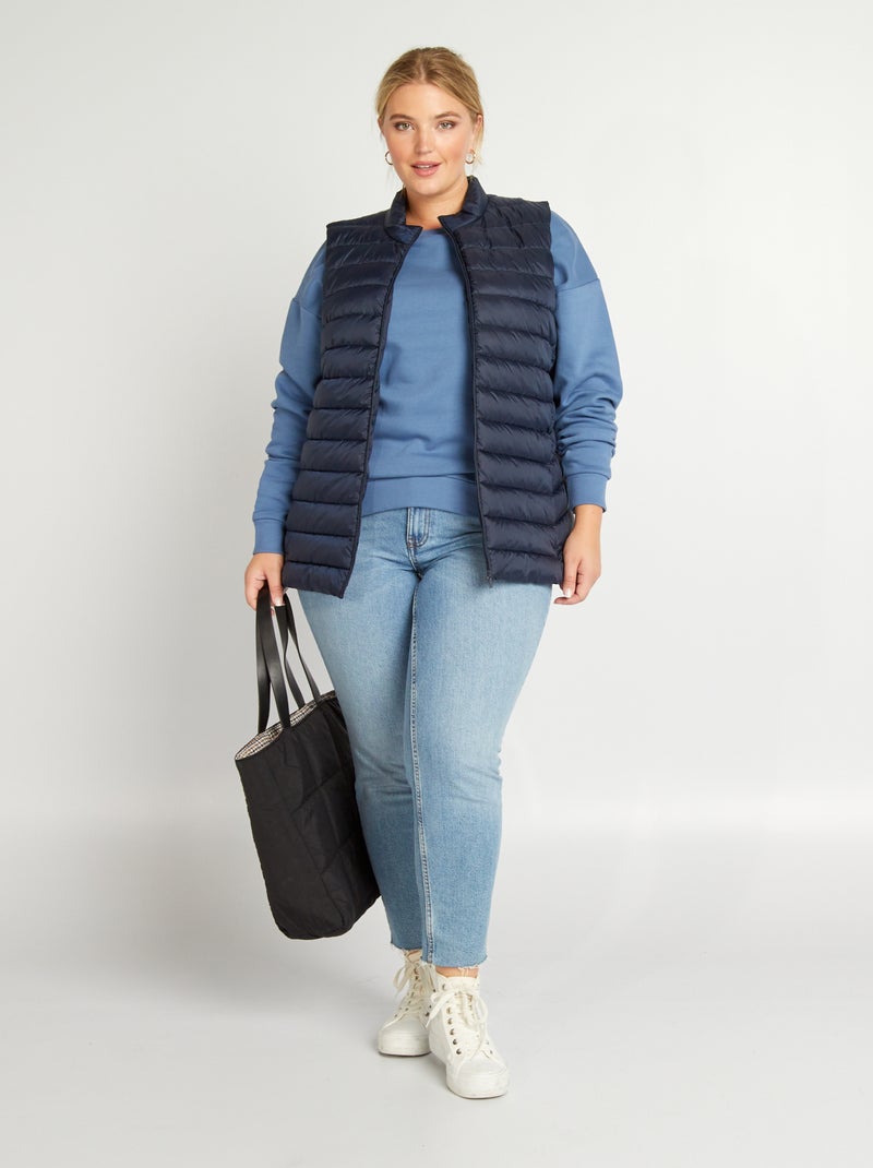 Anorak sin mangas impermeable azul - Kiabi
