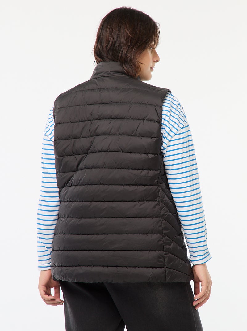 Anorak sin mangas impermeable negro - Kiabi