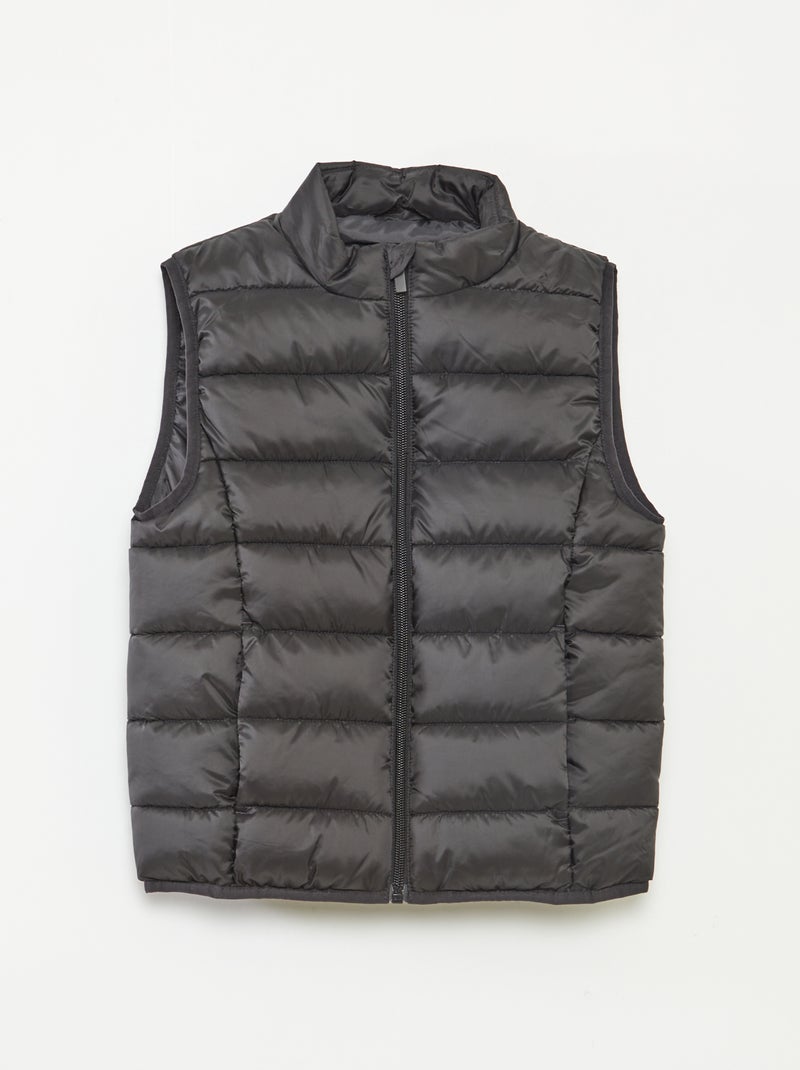 Anorak sin mangas impermeable negro - Kiabi