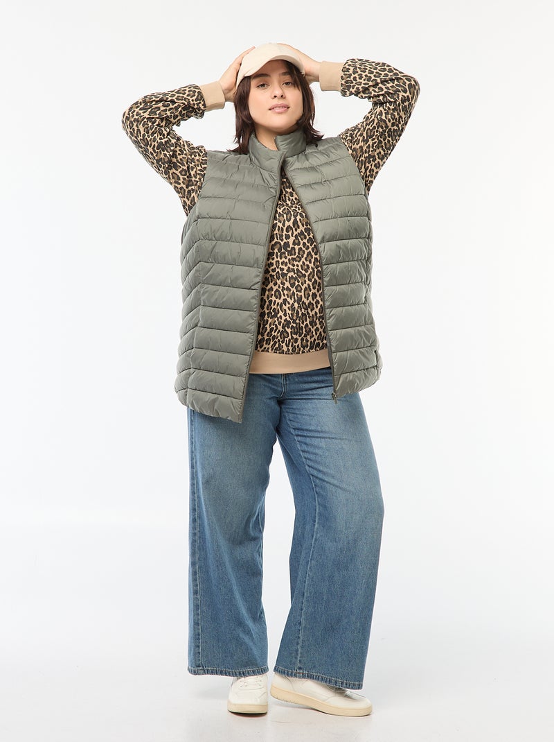 Anorak sin mangas impermeable Verde - Kiabi