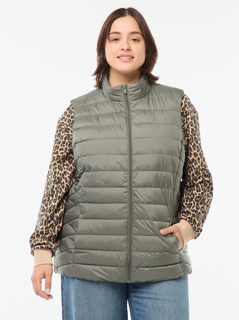 Anorak sin mangas impermeable Verde - Kiabi