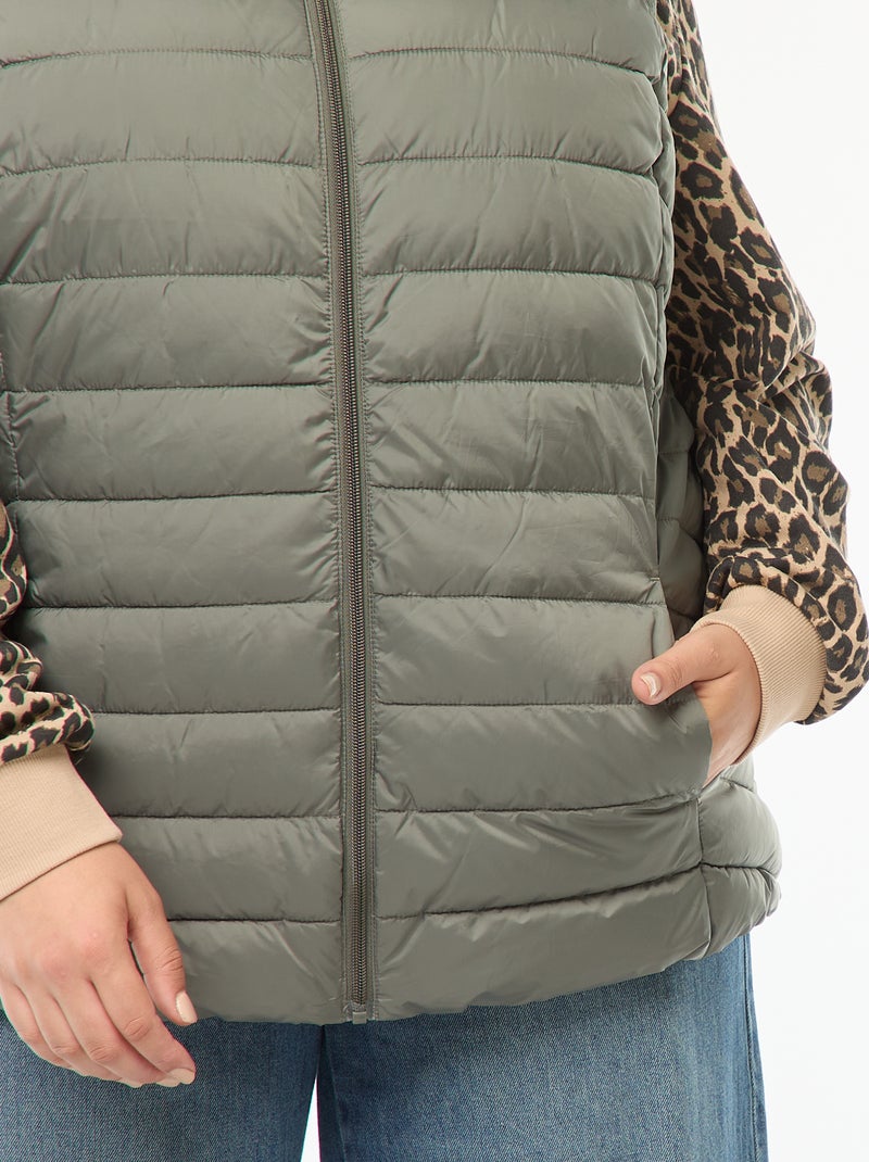 Anorak sin mangas impermeable Verde - Kiabi
