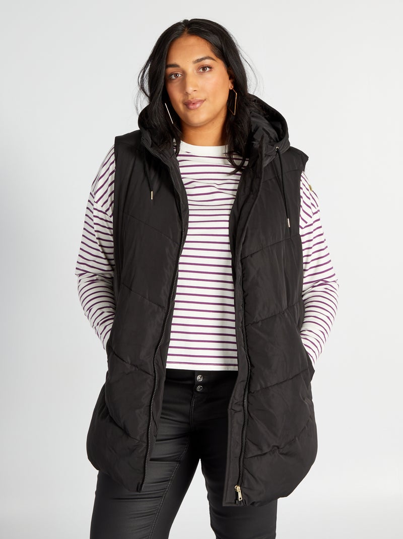 Anorak sin mangas Negro - Kiabi