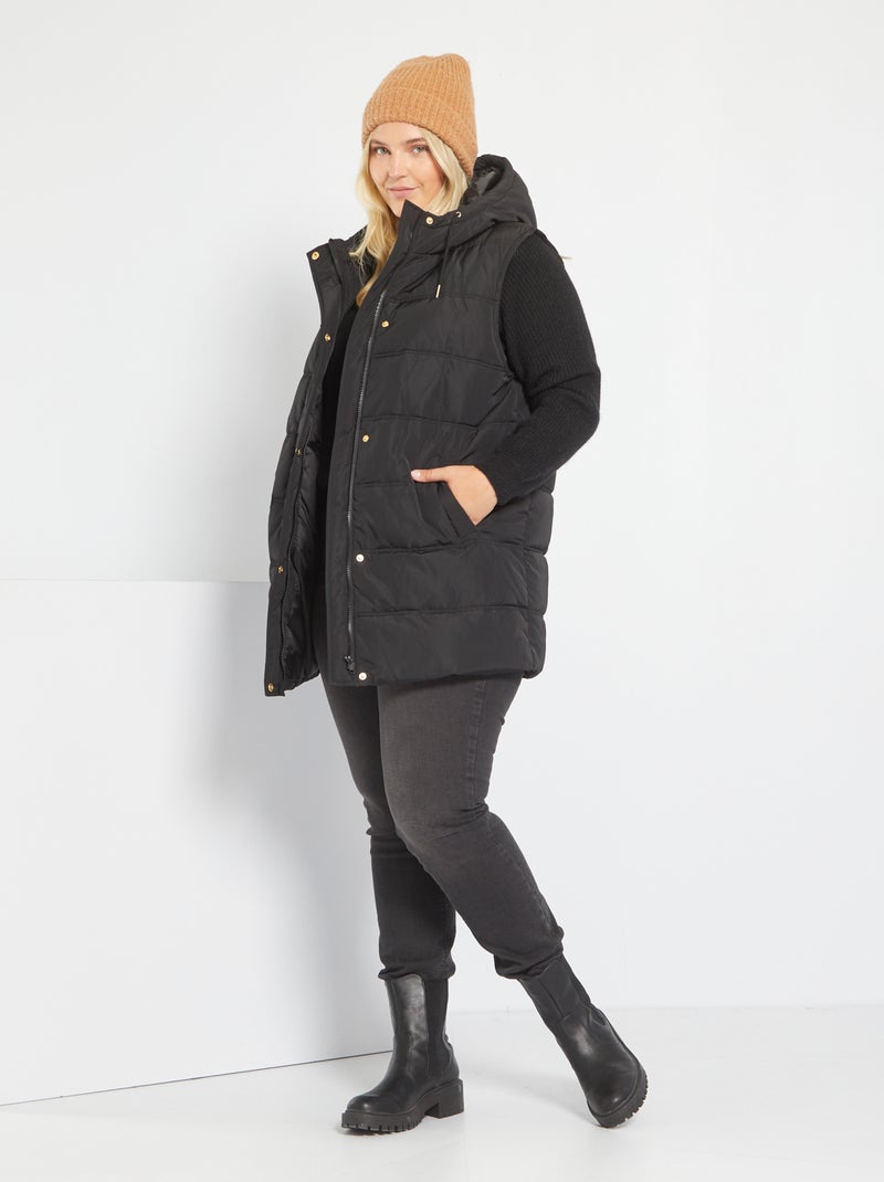 Anorak sin mangas Negro - Kiabi