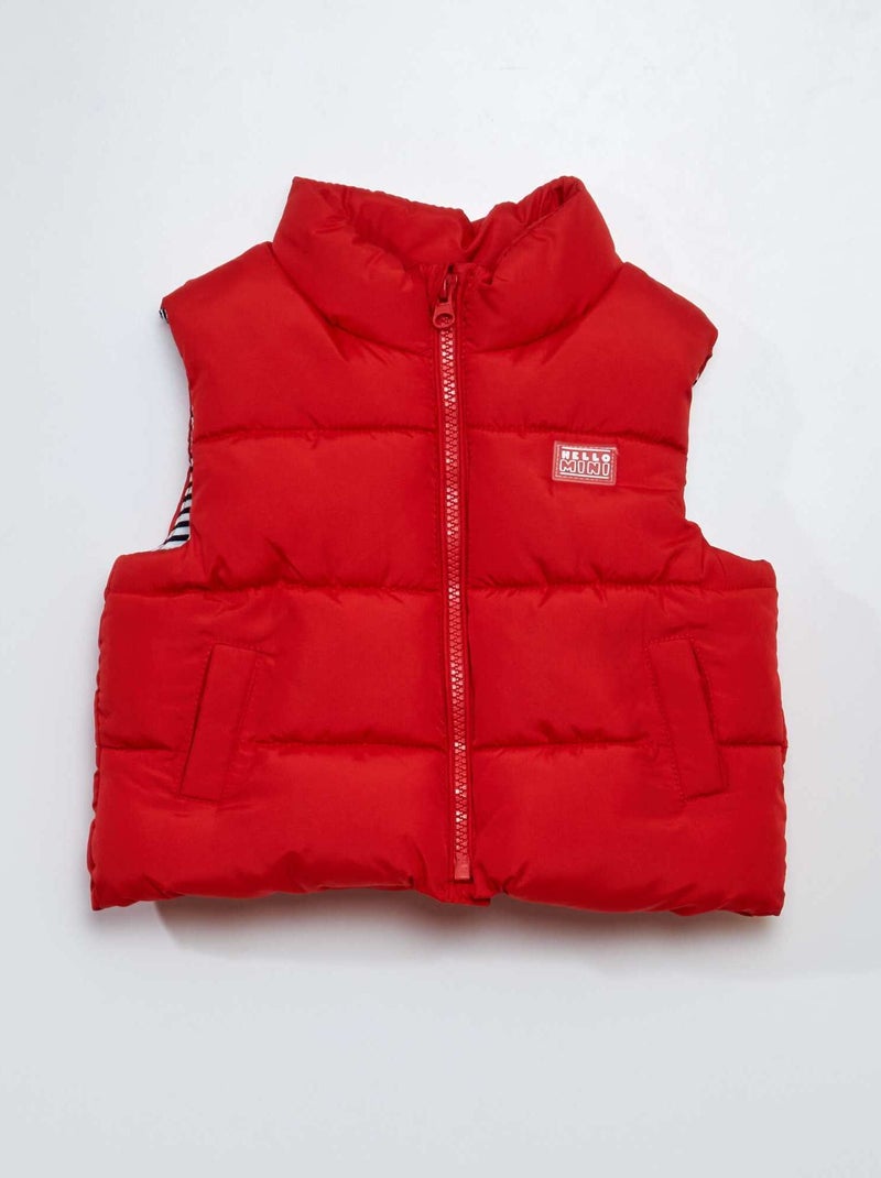 Anorak sin mangas rojo - Kiabi