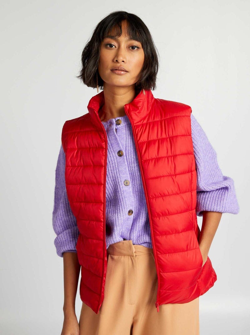 Anorak sin mangas ROJO - Kiabi