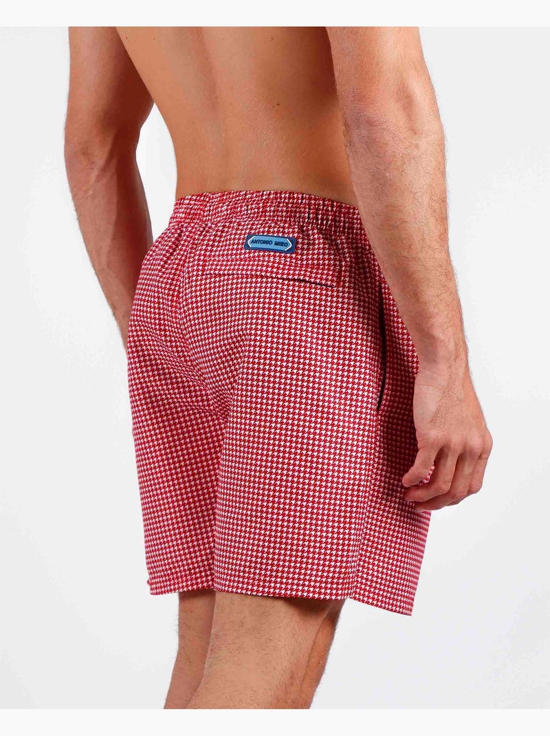 ANTONIO MIRO Bañador Blocks para Hombre Rojo - Kiabi