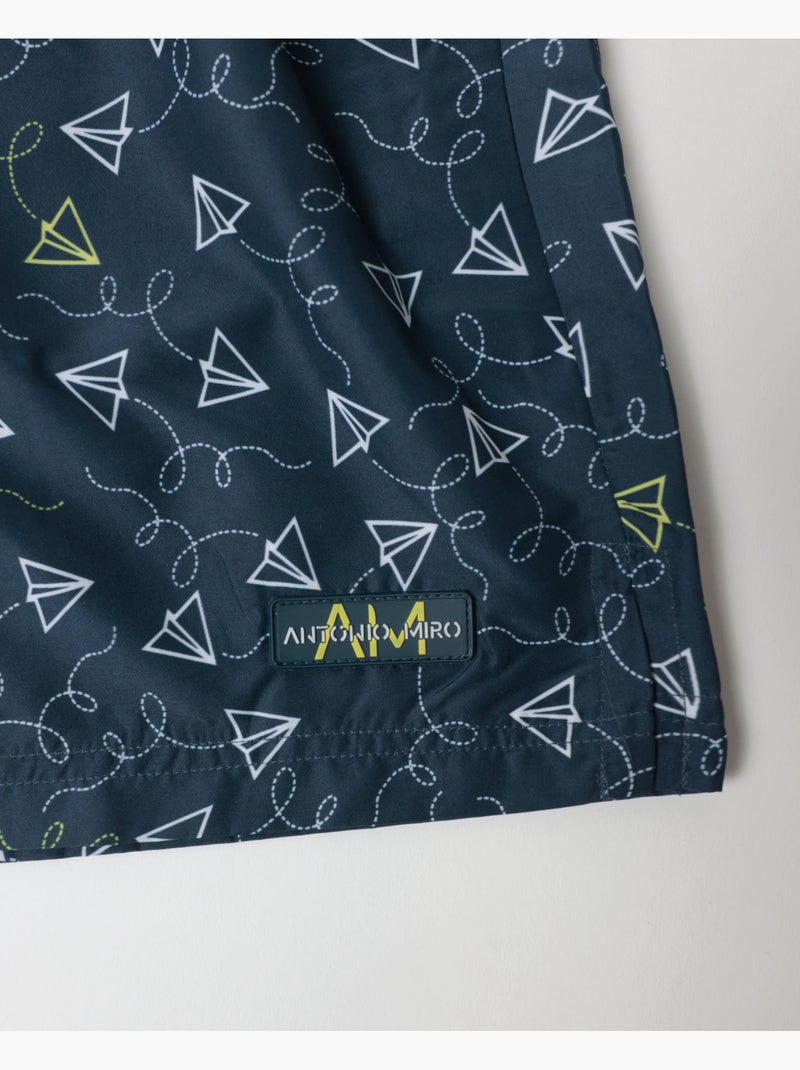 ANTONIO MIRO Bañador Paper para Hombre Azul marino - Kiabi