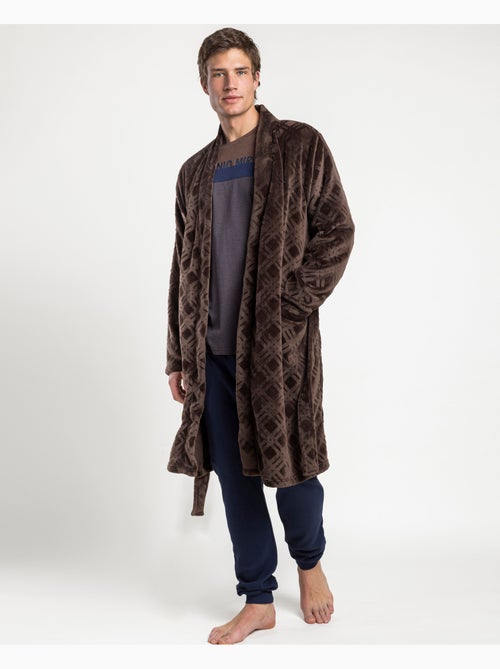 ANTONIO MIRO Bata Calentita Manga Larga Dapper para Hombre - Kiabi ANTONIO MIRO Bata Calentita Manga Larga Dapper para Hombre - Kiabi