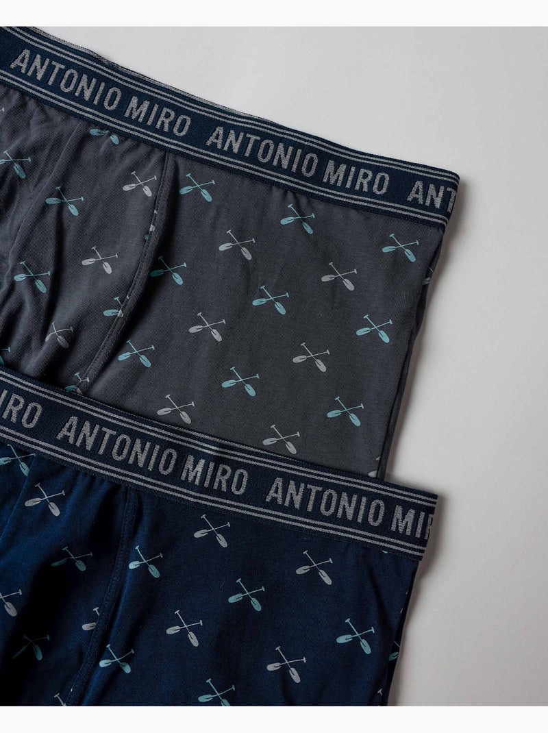 ANTONIO MIRO Calzoncillo/Boxer Camping para Hombre, (Caja de 2 unidades) Multicolor - Kiabi