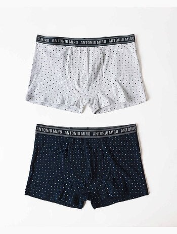 ANTONIO MIRO Calzoncillo/Boxer Dots para Hombre, (Caja de 2 unidades)