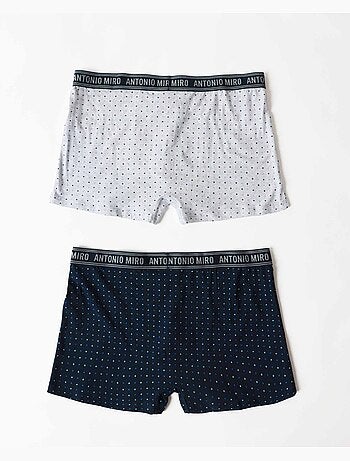 ANTONIO MIRO Calzoncillo/Boxer Dots para Hombre, (Caja de 2 unidades)