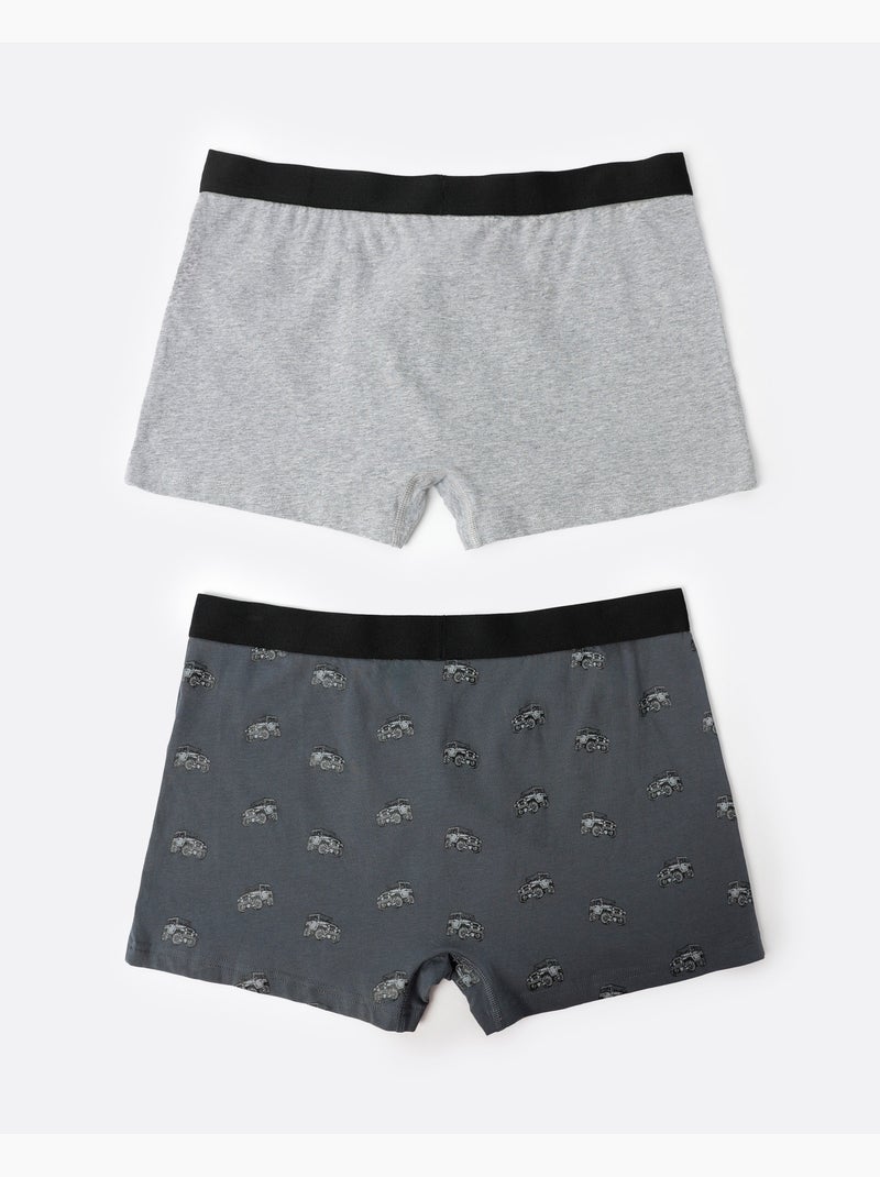 ANTONIO MIRO Calzoncillo/Boxer Jeep para Hombre, (Caja de 2 unidades) Multicolor - Kiabi