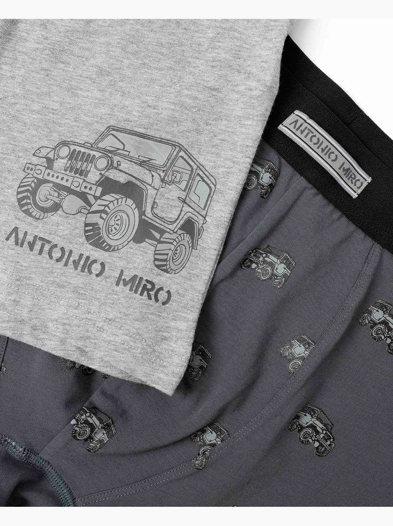 ANTONIO MIRO Calzoncillo/Boxer Jeep para Hombre, (Caja de 2 unidades) Multicolor - Kiabi