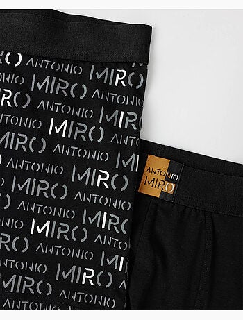 ANTONIO MIRO Calzoncillo/Boxer Letters para Hombre, (Caja de 2 unidades)